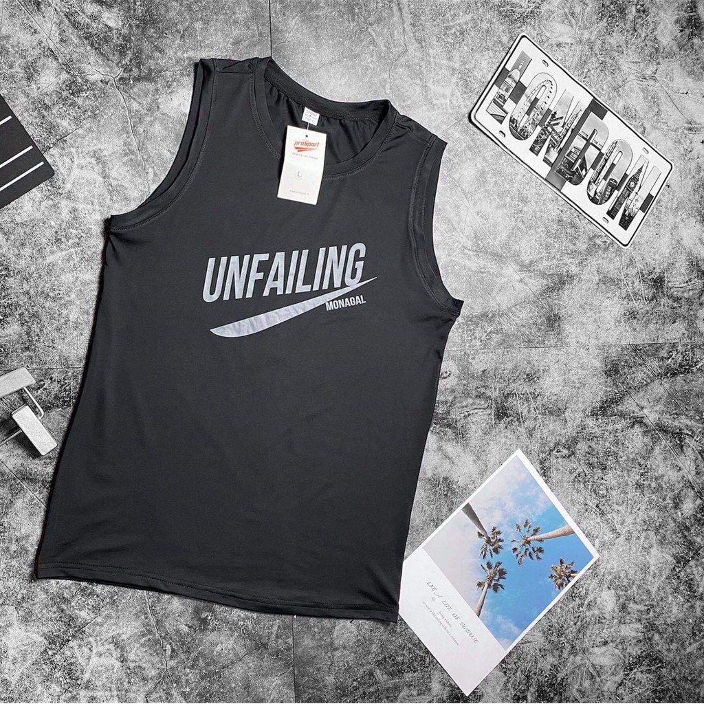 Áo thun lạnh nam, áo ba lỗ nam, tập gym nam cao cấp chất liệu thun co dãn 4 chiều thấm hút mồ hôi cực tốt | BigBuy360 - bigbuy360.vn