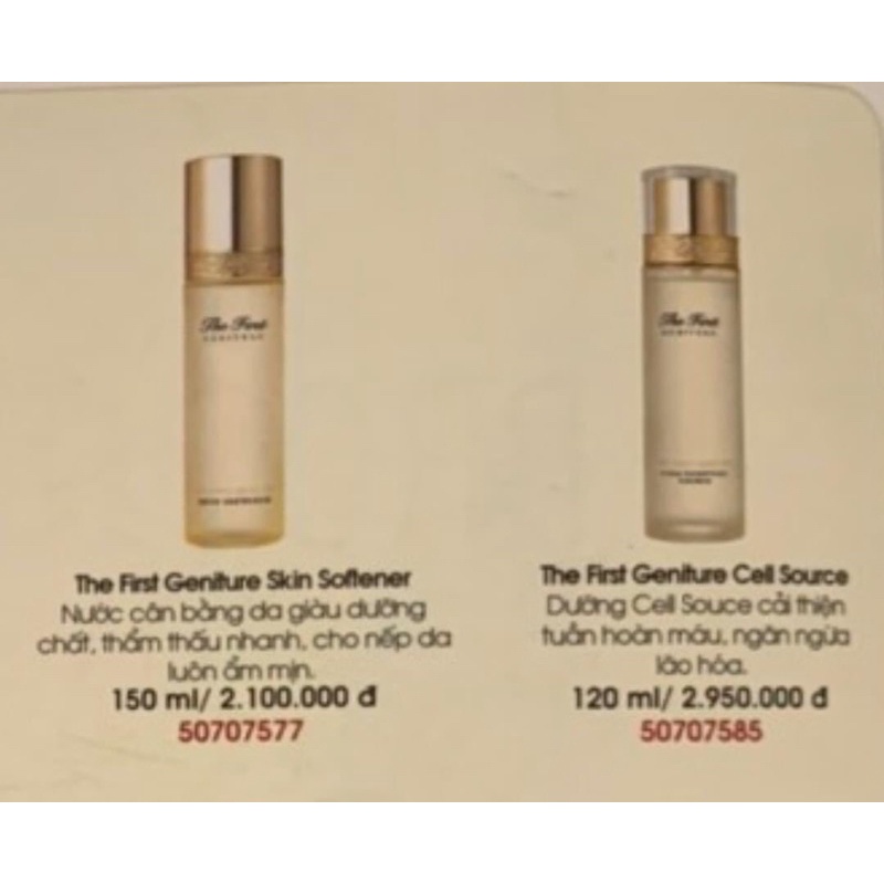 1 chai Nước hoa hồng tái sinh da OHUI The first 20ml