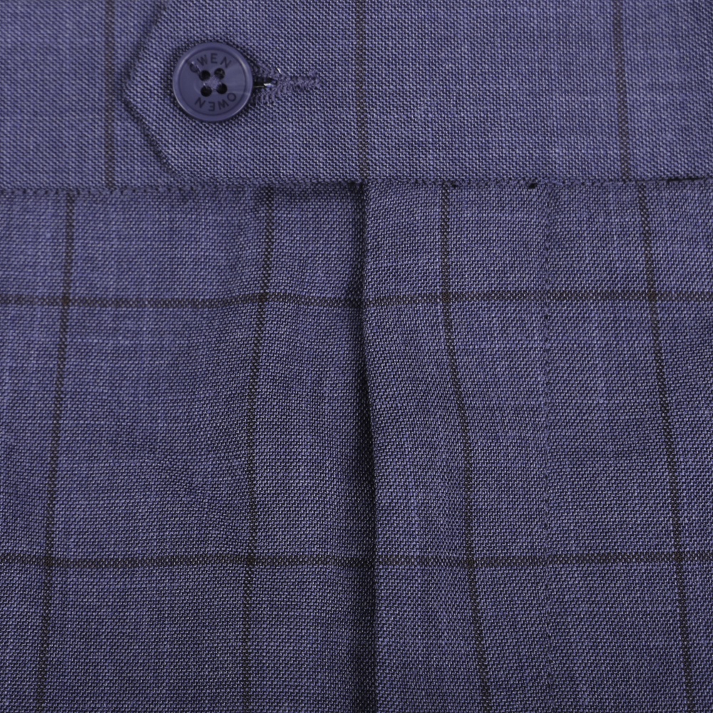 OWEN - Quần tây Slim Fit Ghi melange nâu - QS23447