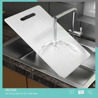 Thớt inox 304 an toàn chống nấm mốc Thớt kháng khuẩn cường lực tốt cho Sức Khoẻ