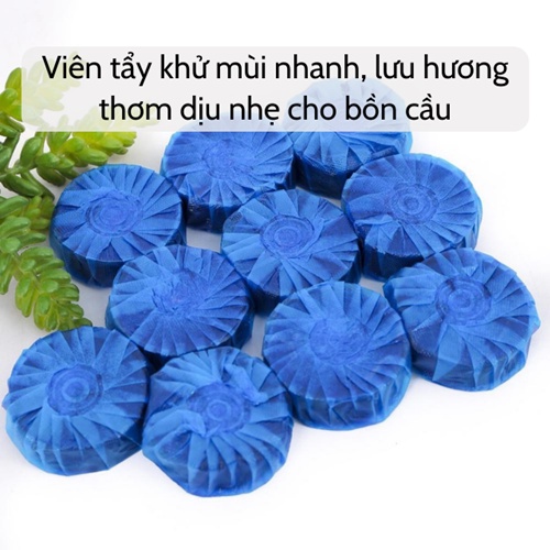 [Gói 10 viên] Viên thả bồn cầu SALE Viên tẩy nhà vệ sinh toilet diệt khuẩn khử mùi hôi làm sạch an toàn tiện dụng