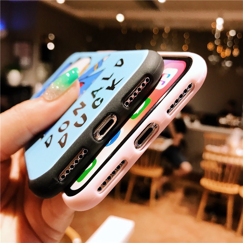 oppo Couple Phone Case cute Cartoon Soft Silicone Back Cover Donald Duck