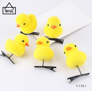Kẹp Tóc Hình Chú Vịt 3D Dễ Thương