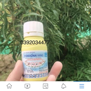 Dung dịch diệt côn trùng Fendona 10SC diệt côn trùng thông qua TIẾP XÚC và VỊ ĐỘC.