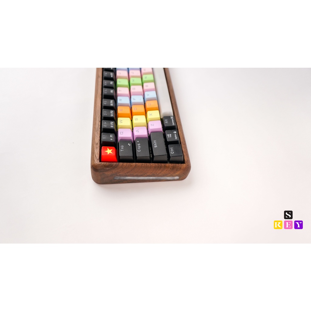 Vỏ Gỗ Bàn Phím Cơ RK71 - CASE WOOD MECHANICAL KEYBOARD RK71