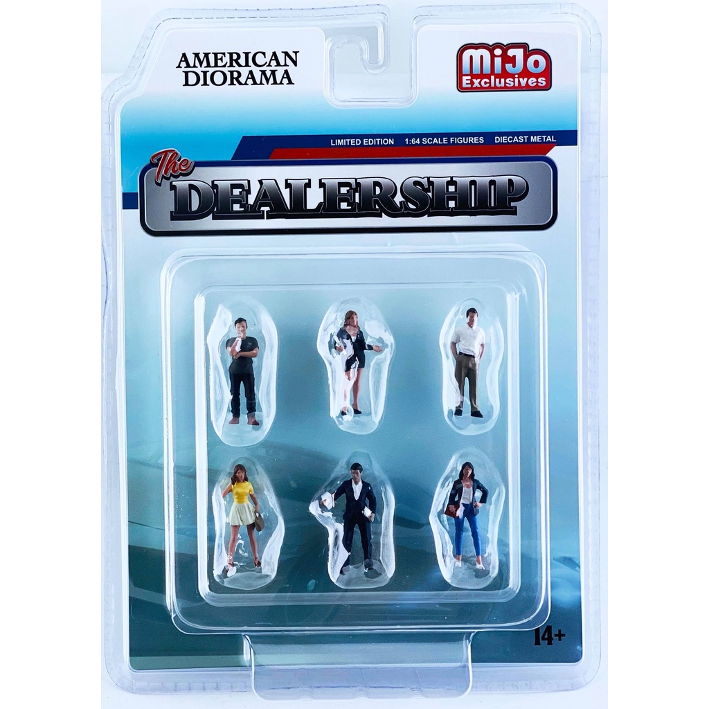 Bộ nhân vật Figure American Diorama DEALER SHOP tỉ lệ chuẩn 1/64