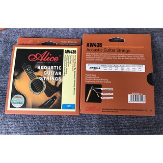 Dây Đàn Guitar Acoustic Alice AW436