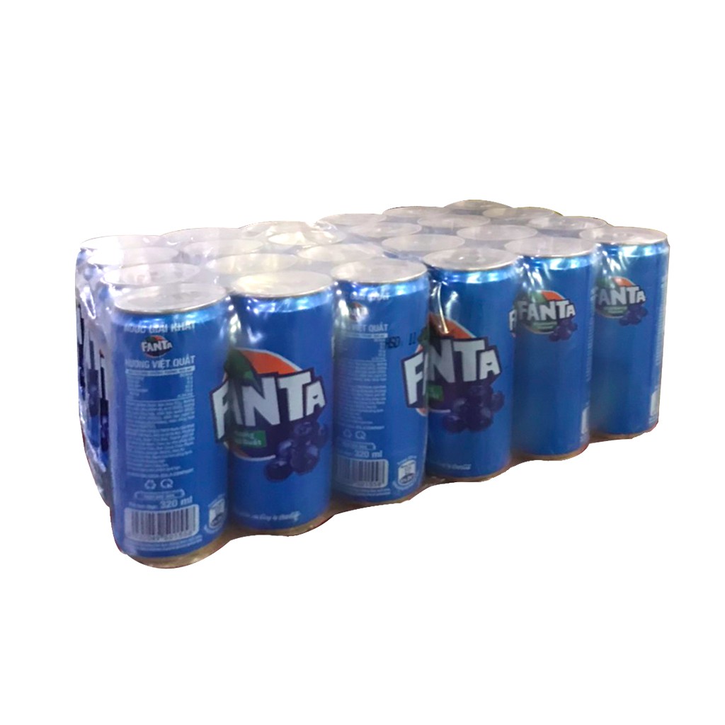 LỐC 6 LON NƯỚC NGỌT FANTA VỊ VIỆT QUẤT 330ML