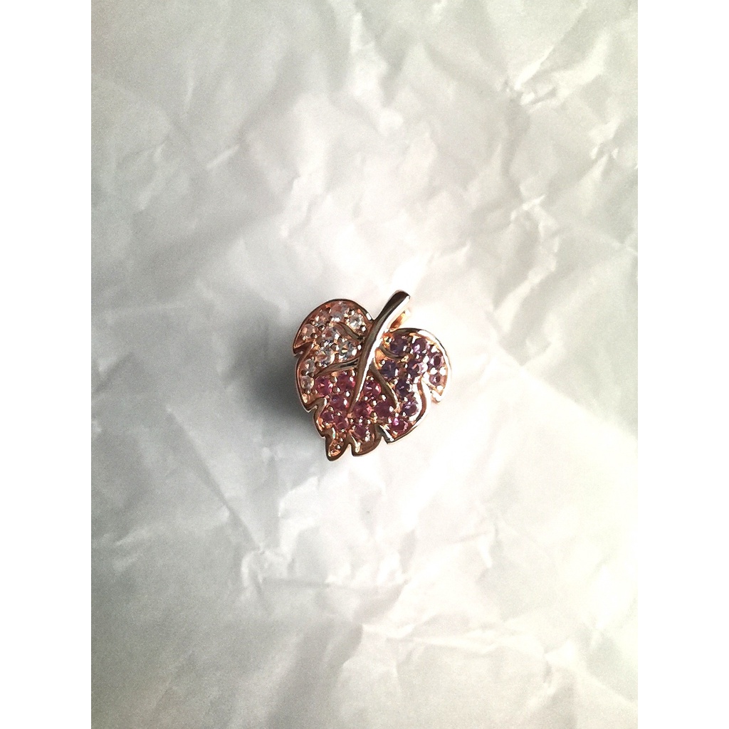 Charm Của Chiếc Lá pavé Lấp Lánh