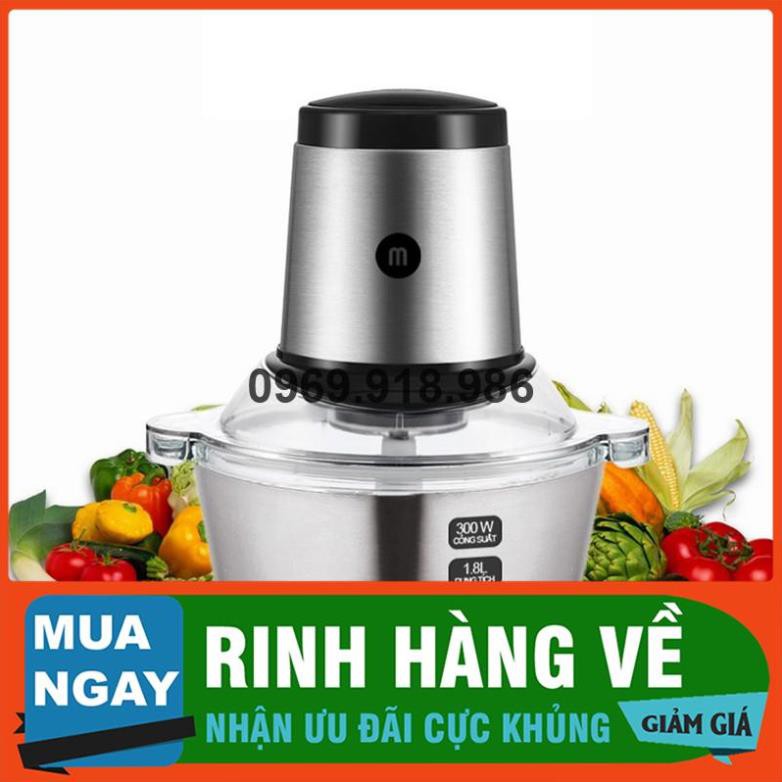 🍁 Máy Xay Thịt Cá Rau Củ Hoa Quả Gia Đình Cối Inox 4 Lưỡi Đa Năng Đẹp Giá Gốc Sỉ Rẻ 🍕 Tổng Kho Gia Dụng Bình Phước🍕