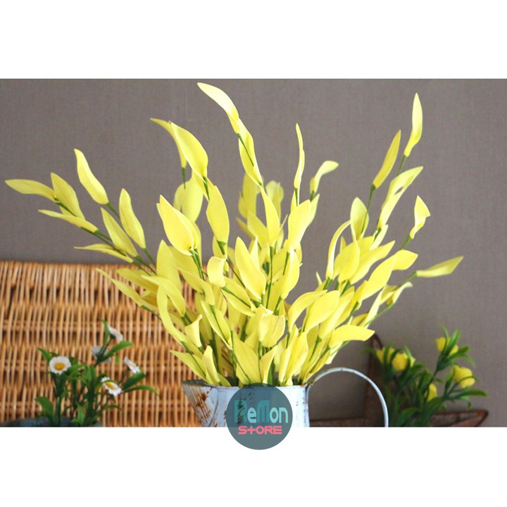 Hoa Rum baby vàng cánh liễu cao cấp trang trí nhà cửa party tiệc cưới sinh nhật