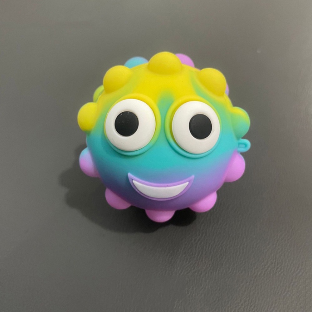 Đồ chơi nhấn bong bóng bằng silicon 3d đàn hồi có đèn led tùy chọn kiểu dáng và màu sắc