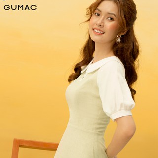Đầm nữ cổ sen 2 nút DA10122 GUMAC