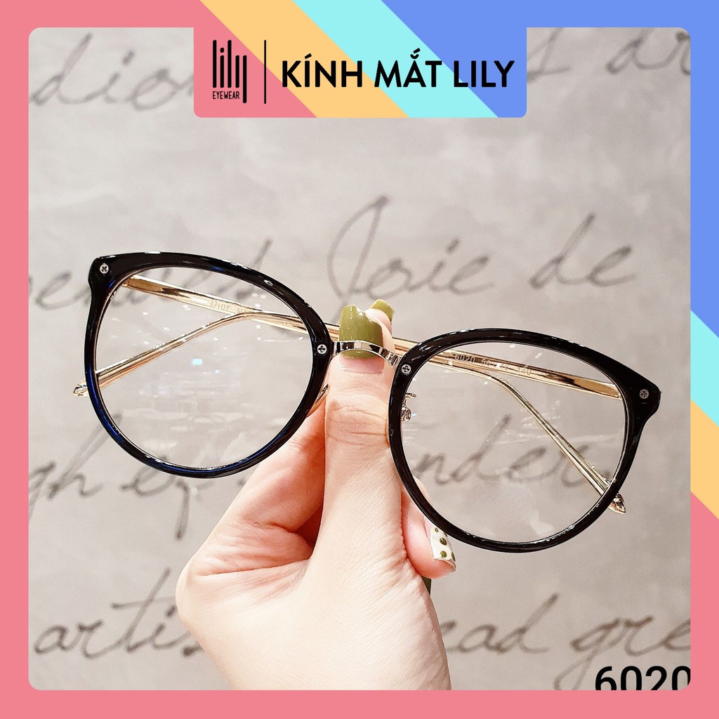 Gọng Kính Cận Tròn Thời Trang Di6020 - Gọng Kính Mắt Lilyeyewear