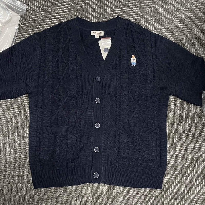 Áo Cardigan gấu WHOAU