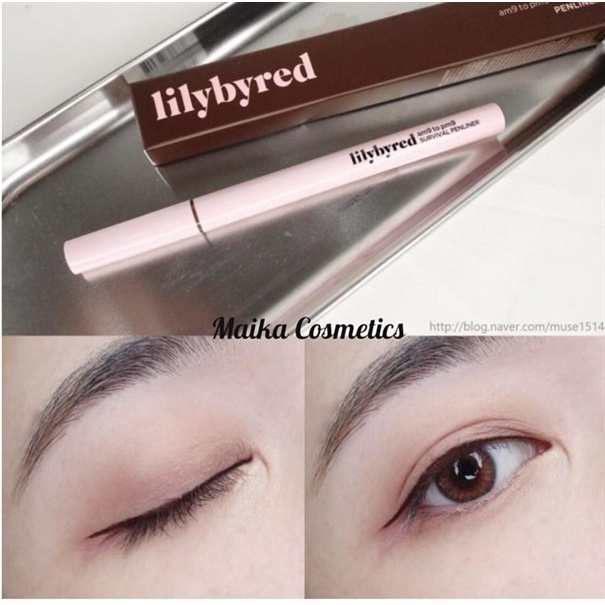 Bút Kẻ Mắt Nước Siêu Mảnh, Chống Trôi Suốt 12h Hàn Quốc Lilybyred am9 to pm9 Survival Pen Liner 0.6g