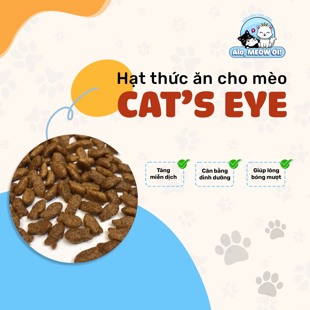 HẠT THỨC ĂN CHO MÈO CATSEYE | CATSEYE 1KG | CATSEYE 1KG