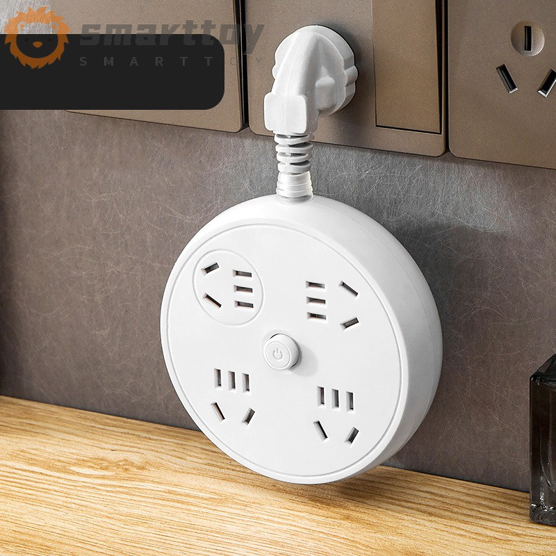 Ổ cắm điện với dây nguồn có thể thu gọn cổng usb thông minh cho du lịch/nhà/văn phòng | BigBuy360 - bigbuy360.vn