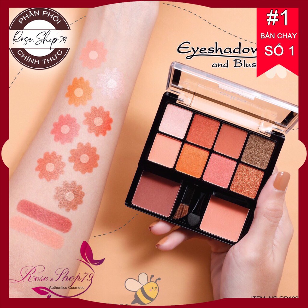 [Set Phấn Mắt & Má Hồng] Eyeshadow And Blush Od1022 (20gr)