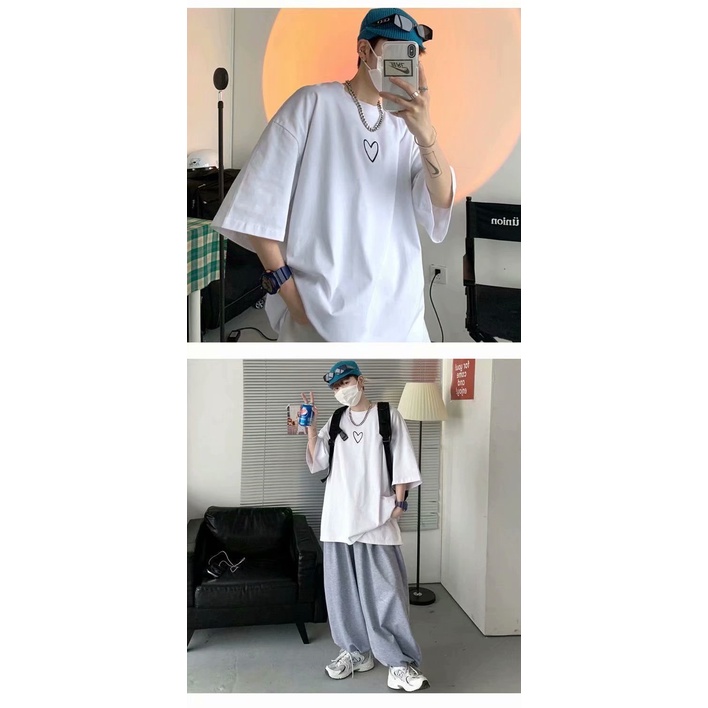 Áo thun ngắn tay phong cách Hàn Quốc thời trang size S-5Xl