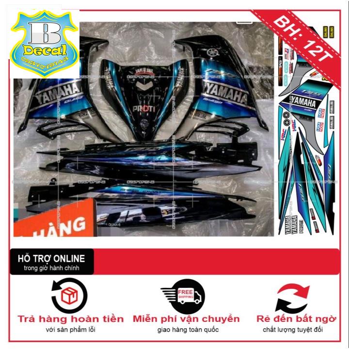 ( Quí khách vui lòng mang ra tiệm cho thợ dán ) Tem EX 2011 CHẤT LIỆU CROM [Bi Decal]