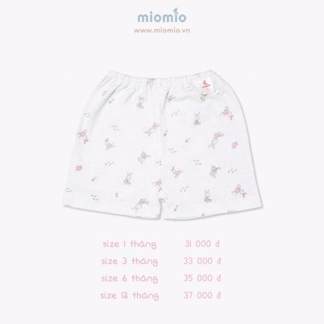 QUần đùi MIOMIO (0-24m) phom rộng