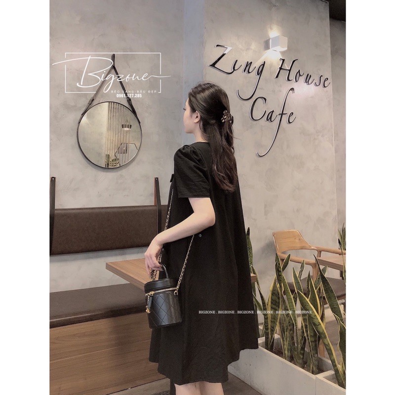 Đầm bầu chất đũi xước 50-70kg