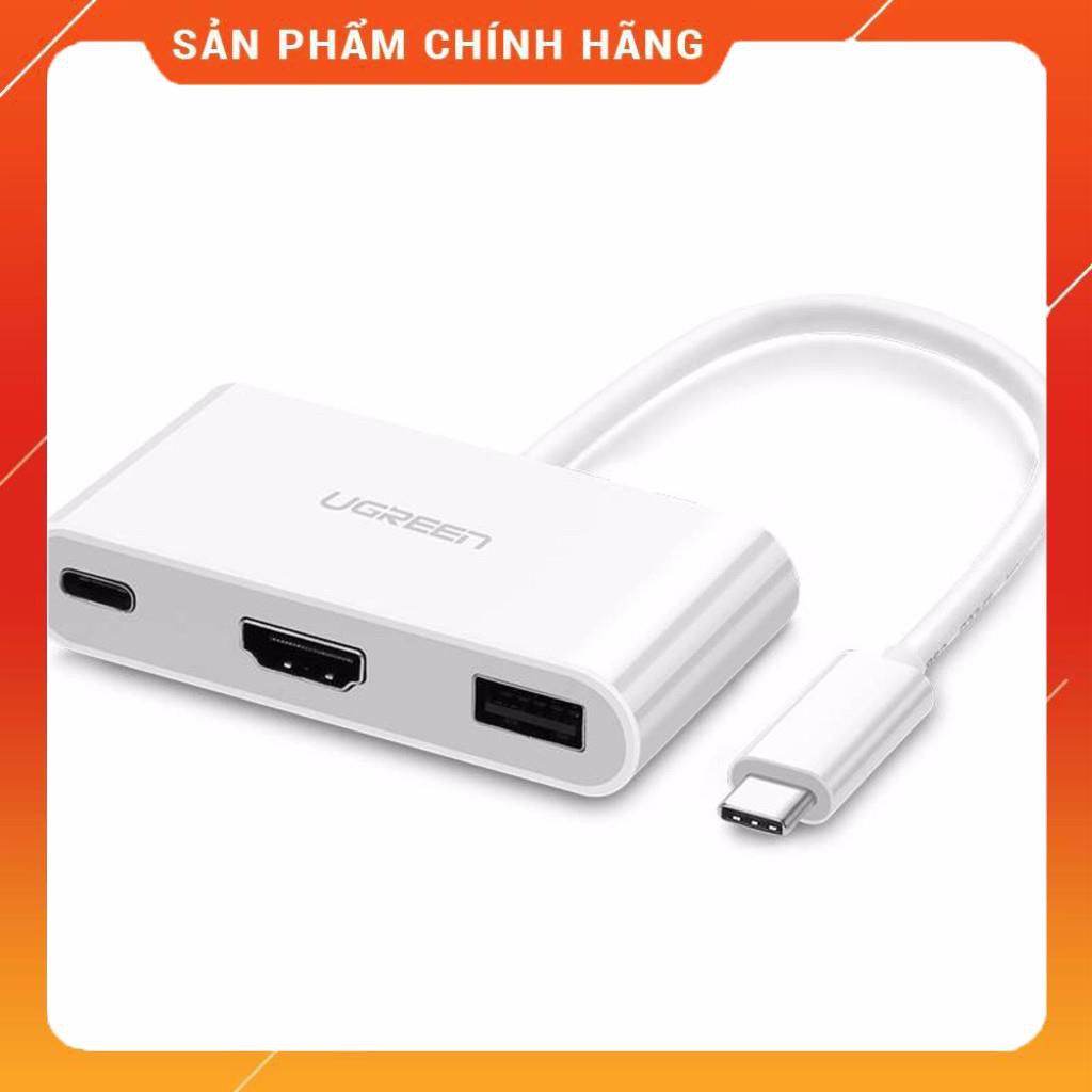 Dây chuyển đổi USB Type C sang USB 3.0 + HDMI + USB Type C UGREEN 30377 dailyphukien