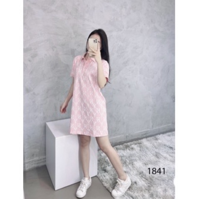 Đầm Polo cổ bẻ in full hoạ tiết xuất khẩu(2174) | BigBuy360 - bigbuy360.vn