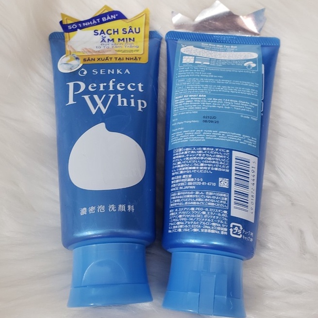 Sữa rửa mặt Shiseido Senka Perfect Whip 120g (date11/2023)