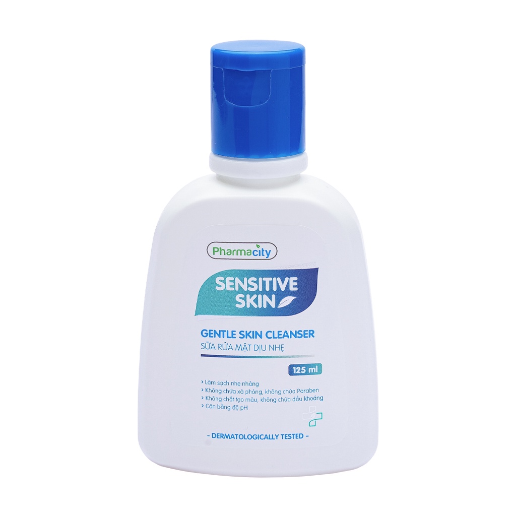 Sữa rửa mặt Pharmacity dịu nhẹ Sensitive Skin Cleanser (125-500ml)
