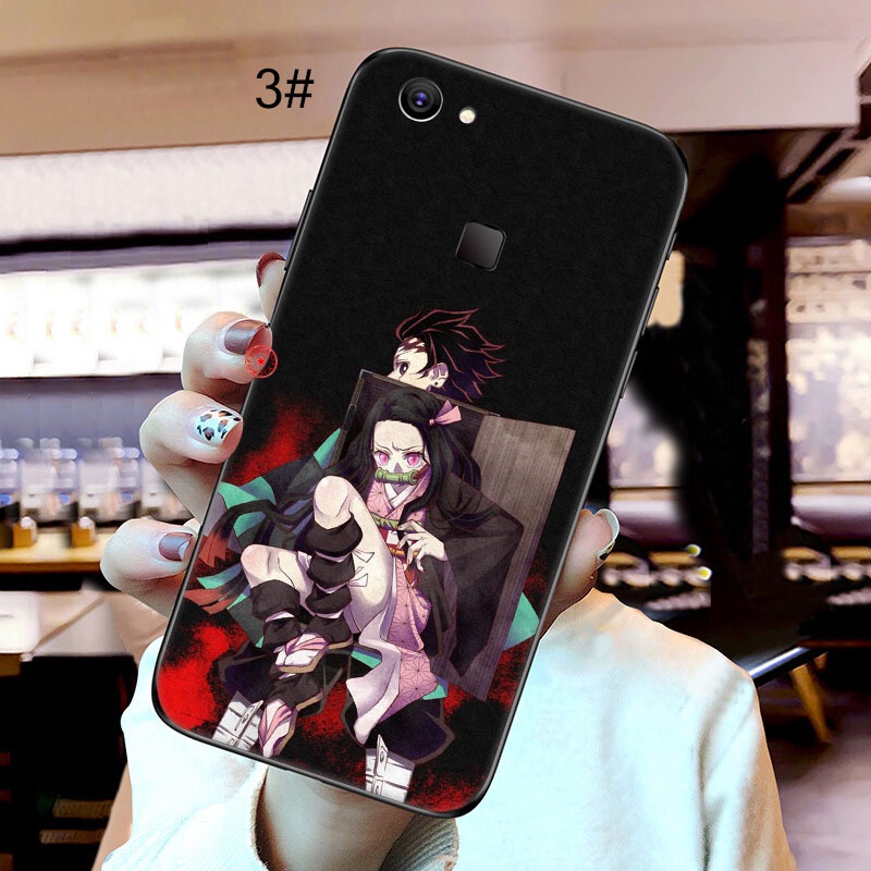 Ốp điện thoại in hình hoạt hình Demon Slayer cho VIVO V20 SE Pro Y55 Y55S Y69 Y70 Y71 Y81 Y81S Y91 Y91C Y93 Y95 UOL5