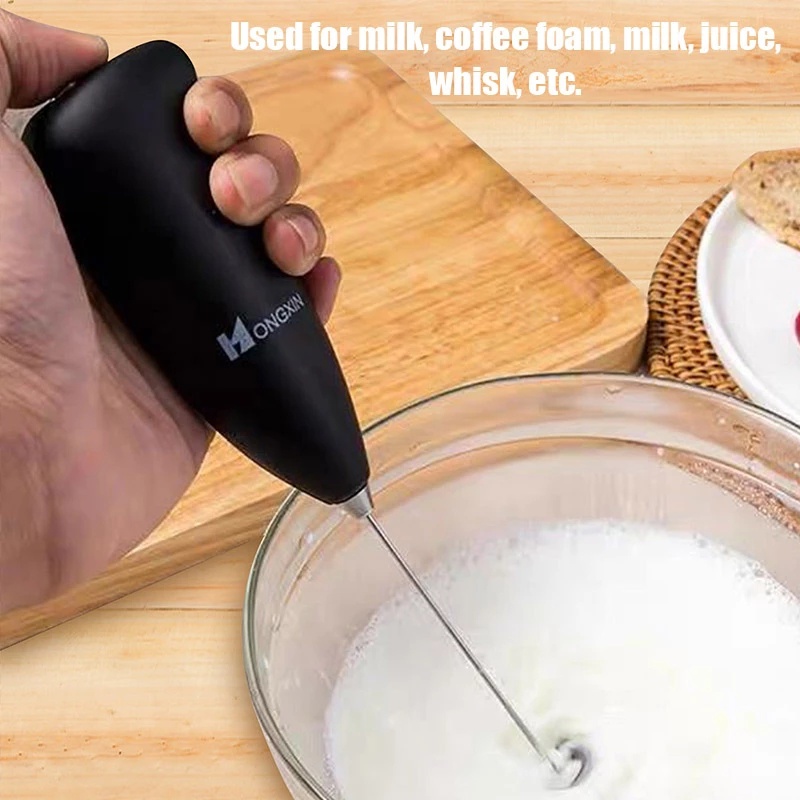 Máy Đánh Trứng Tạo Bọt Cà Phê Cappuccino Mini Cầm Tay Tiện Lợi