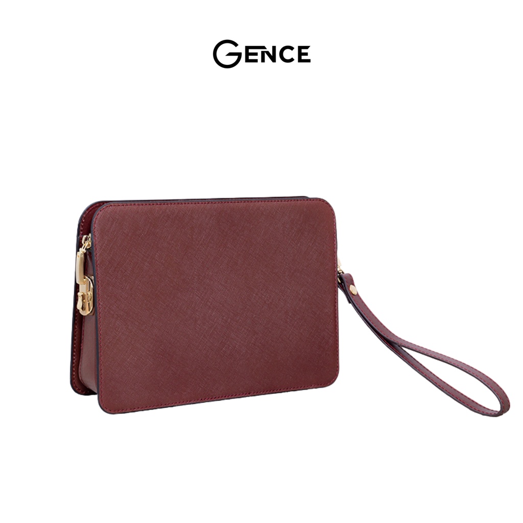 Túi Clutch nam công sở Gence cầm tay khóa số cao cấp CL03