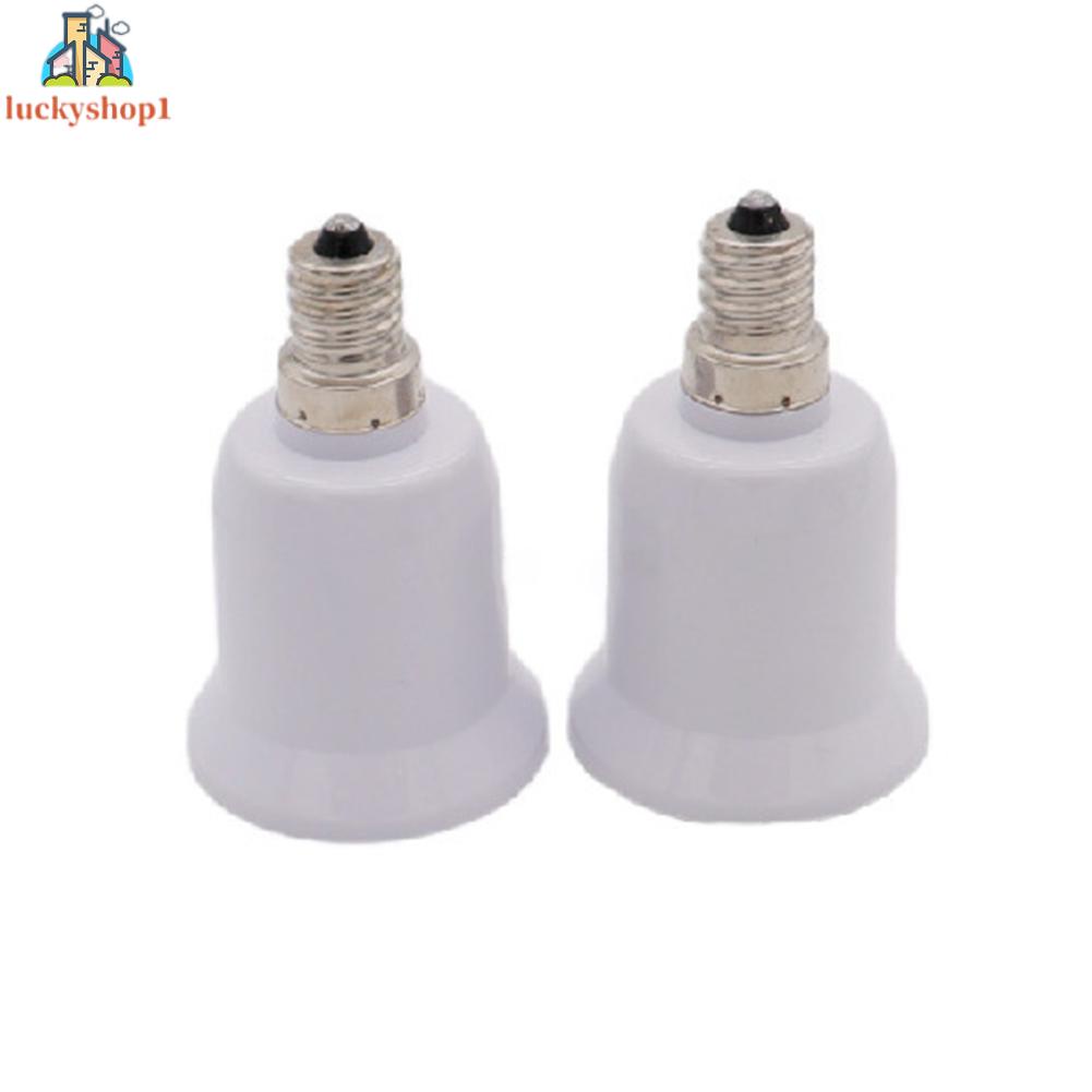 10pcs E12 đến E27 đầu chuyển đổi e12-e27 đầu đèn led đầu chuyển đổi đầu chuyển đổi đầu đèn mở rộng