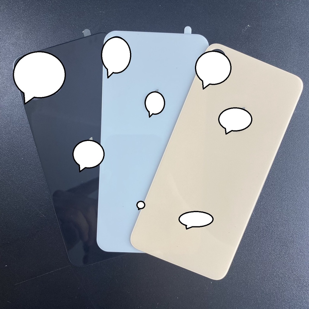 Kính cường lực mặt sau cho iphone 6 6s 7 8 6Plus 6sPlsu 7Plus 8Plus X Xr XsMax các màu: Đen, Đỏ, Trắng, Hồng Vàng, Trong