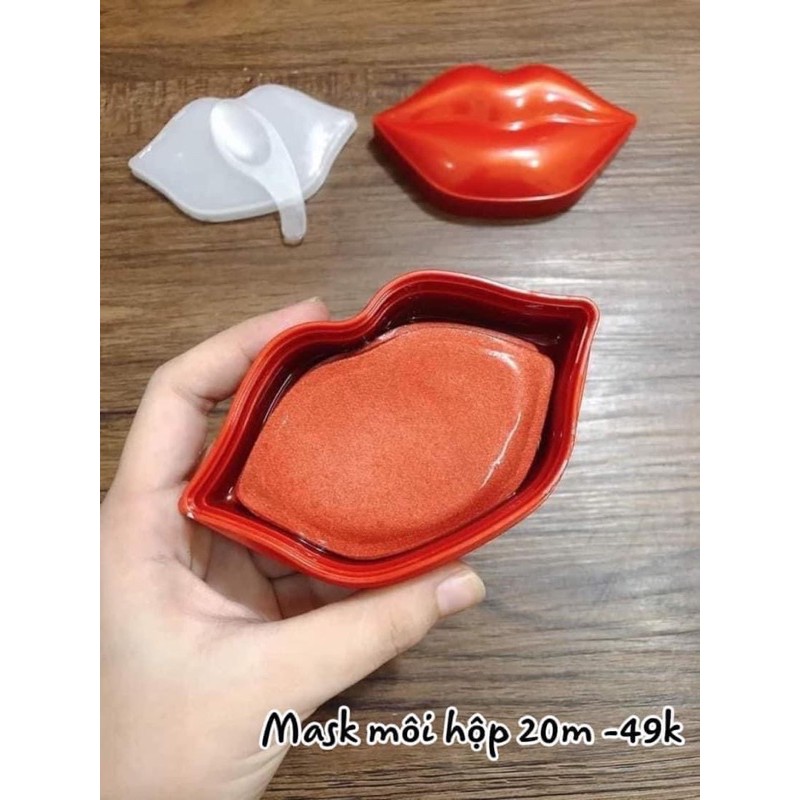 Hộp 20 Miếng Mặt mạ môi collagen dưỡng ẩm nuôi dưỡng chống đường vân môi hiệu quả | BigBuy360 - bigbuy360.vn