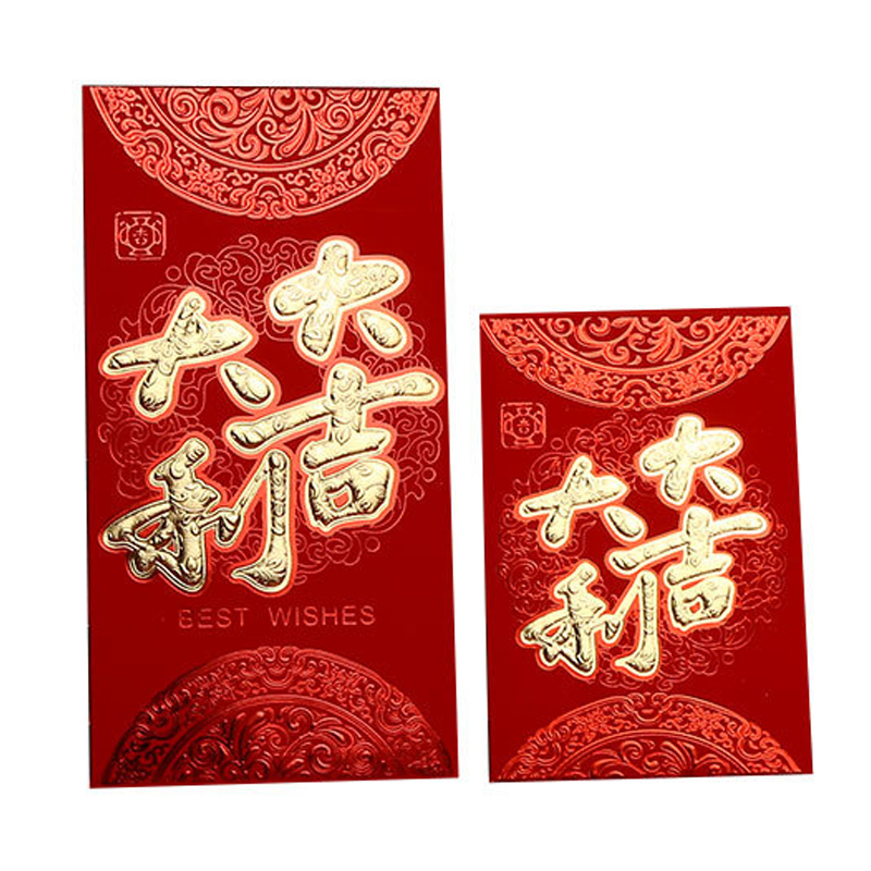 Bao lì xì đỏ hoa văn độc đáo phong cách Trung Hoa