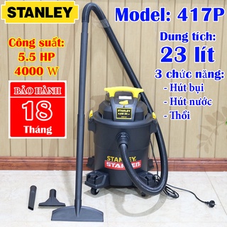 MÁY HÚT BỤI CÔNG NGHIỆP 3 CHỨC NĂNG STANLEY SL194176P, DUNG TÍCH 23L, CÔNG SUẤT TỐI ĐA 4000W (5.5HP)