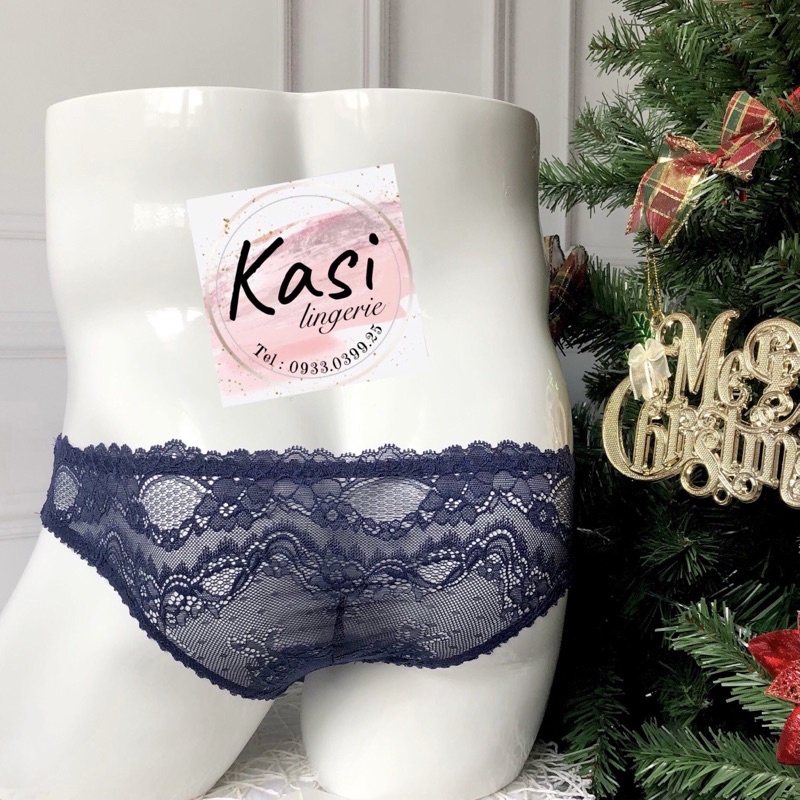 Quần lót cho nam thiết kế ren xanh đậm