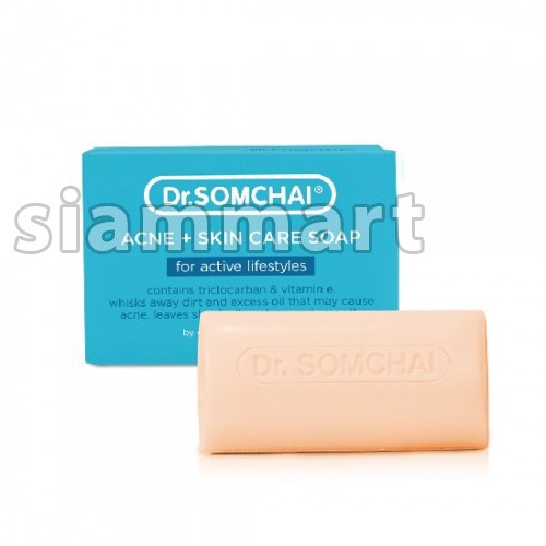 Xà phòng tắm ngăn ngừa mụn Dr.SOMCHAI  Acne & Skin Care Soap for Active Lifestyles 80g