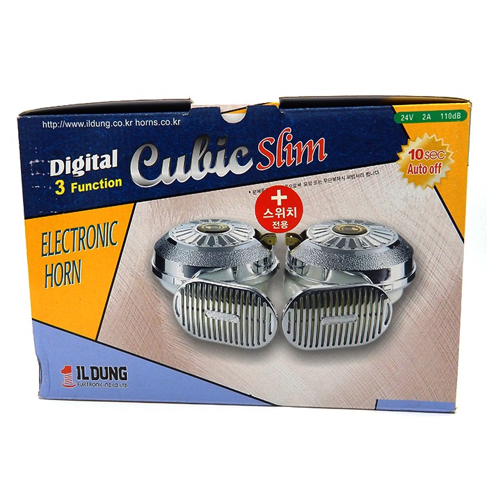 Còi ngân hàn quốc 3 tiếng CULIC SLIM 12V/24V chuẩn hãng CUBIC bảo hành 6 tháng