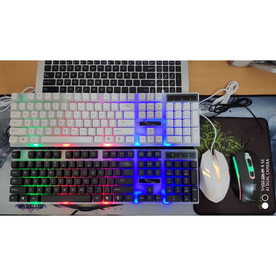 Combo bàn phím led + chuột (tặng lót) | BigBuy360 - bigbuy360.vn