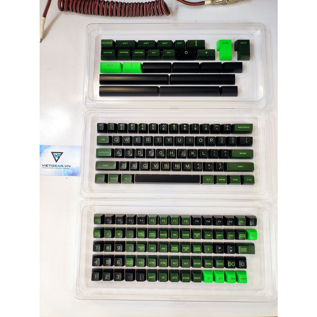 Bộ nút bàn phím SA Domikey Semiconductor 159 nút nhựa ABS double shot