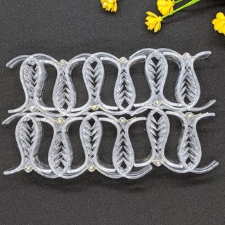 Kẹp tóc càng cua 3 răng trong suốt , màu siêu đẹp