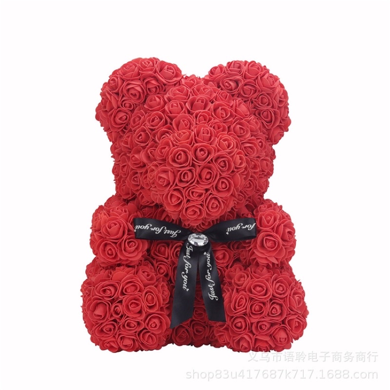 Hoa Xốp Gắp Gấu Thỏ, Gắn Vòng Hoa Kích Thước 3,5cm Túi 500 Bông