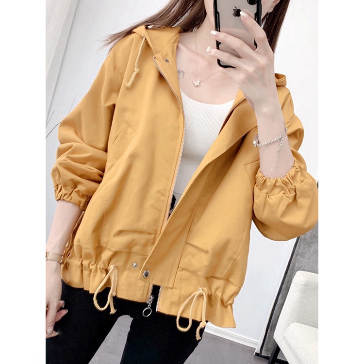 Áo khoác kaki kiểu nữ dây rút lai cực xinh , thiếu nữ teen cho các bạn trẻ THỜI TRANG KOKO MI