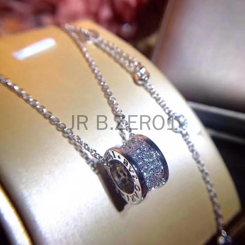 Vòng cổ Vàng Hồng 18k B. Zeroo1 Mới 2022 Đính Kim Cương Nhân Tạo