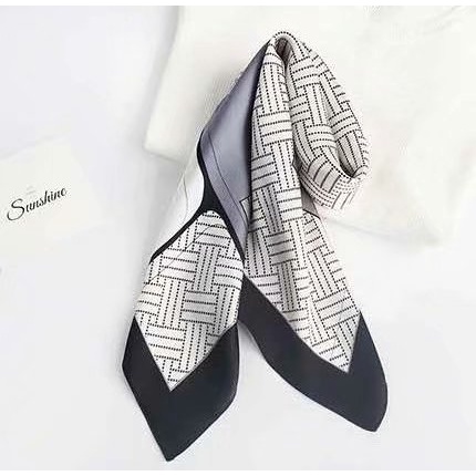 Khăn Choàng Lụa In Hình Vuông 70CM (27.5*27.5 Inches) WJ1026-111