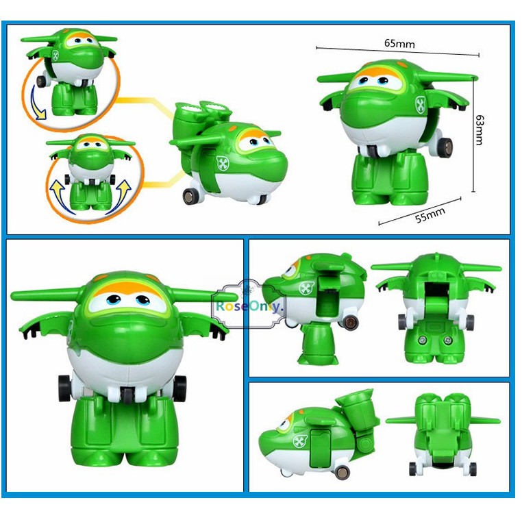 Super wings Đội bay siêu đẳng mô hình Mira Rái Cá máy bay mini